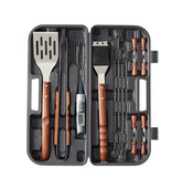 17PC GRILLING TOOL SET W/ DIGITAL TEMP FORK